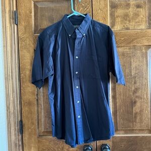Rock River Trading Dark Navy Blue Men's Short Sleeve Shirt - Size Large